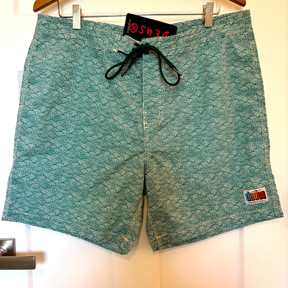Deus Tilly’s Men’s Pattern Swim Trunks New